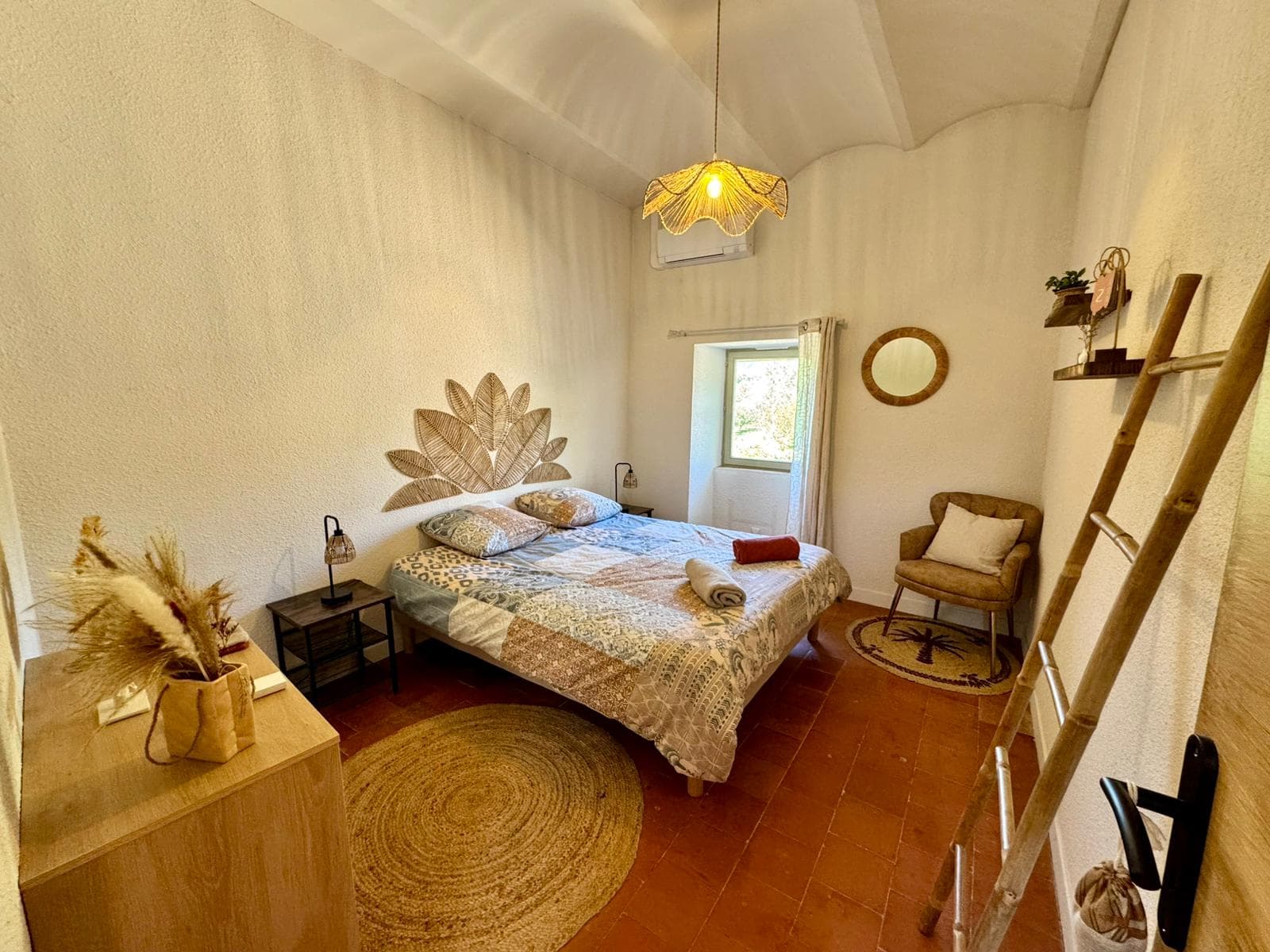 Chambre avec climatisation