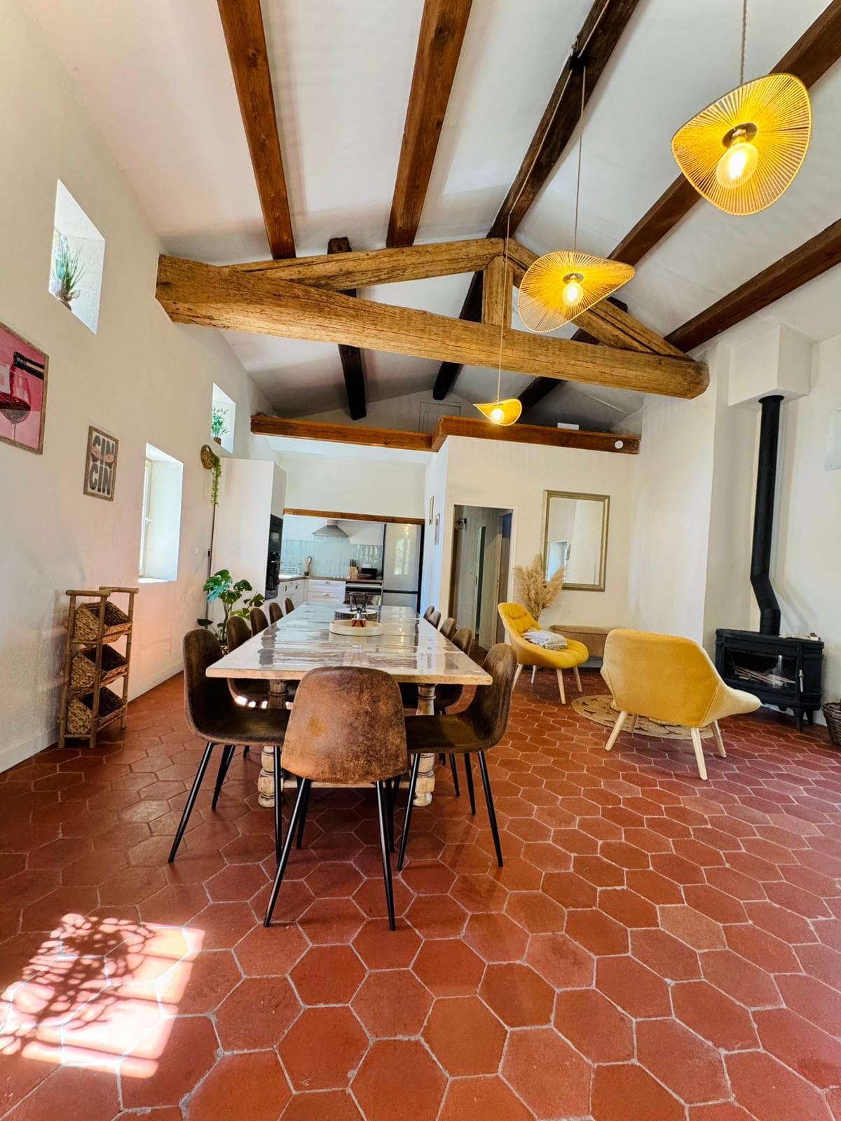 Salon principal du Mas Rigoulet